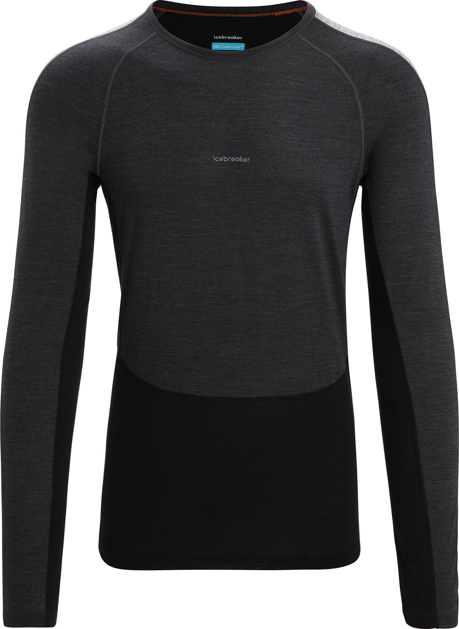 Icebreaker Go Tiger 150 Laine Rouge, 1/4 Zip, Sous-couche Ski Femme, Taille L