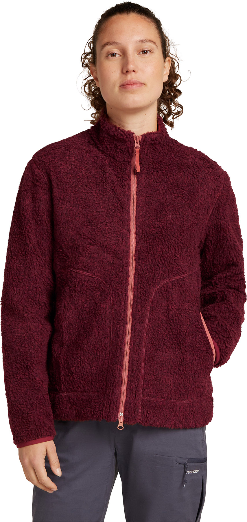 icebreaker Merino Blend 800 RealFleece High Pile Long Sleeve Zip