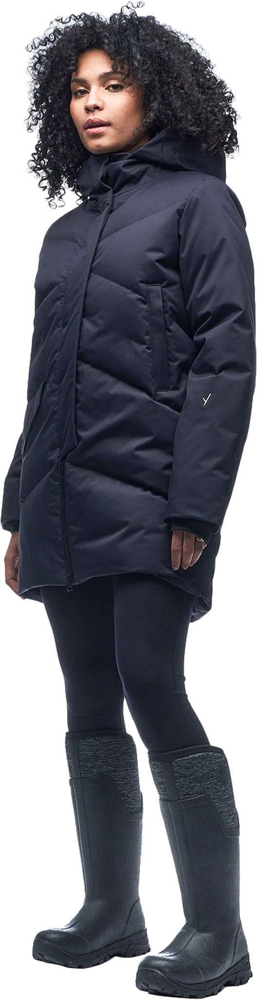 Indyeva Ayaba Simplified Mid Length Down Jacket - Women's