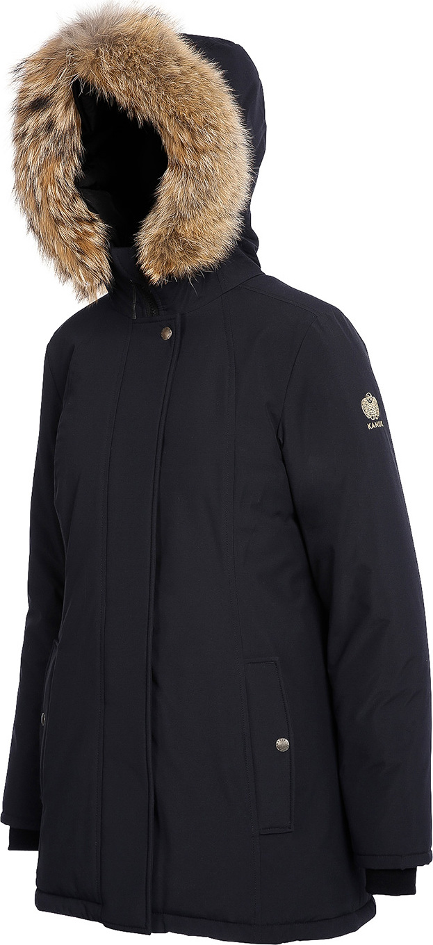 Manteau En Fourrure De Vison Majestic Canada - Taille L - Marron - Occasion Très Bon état