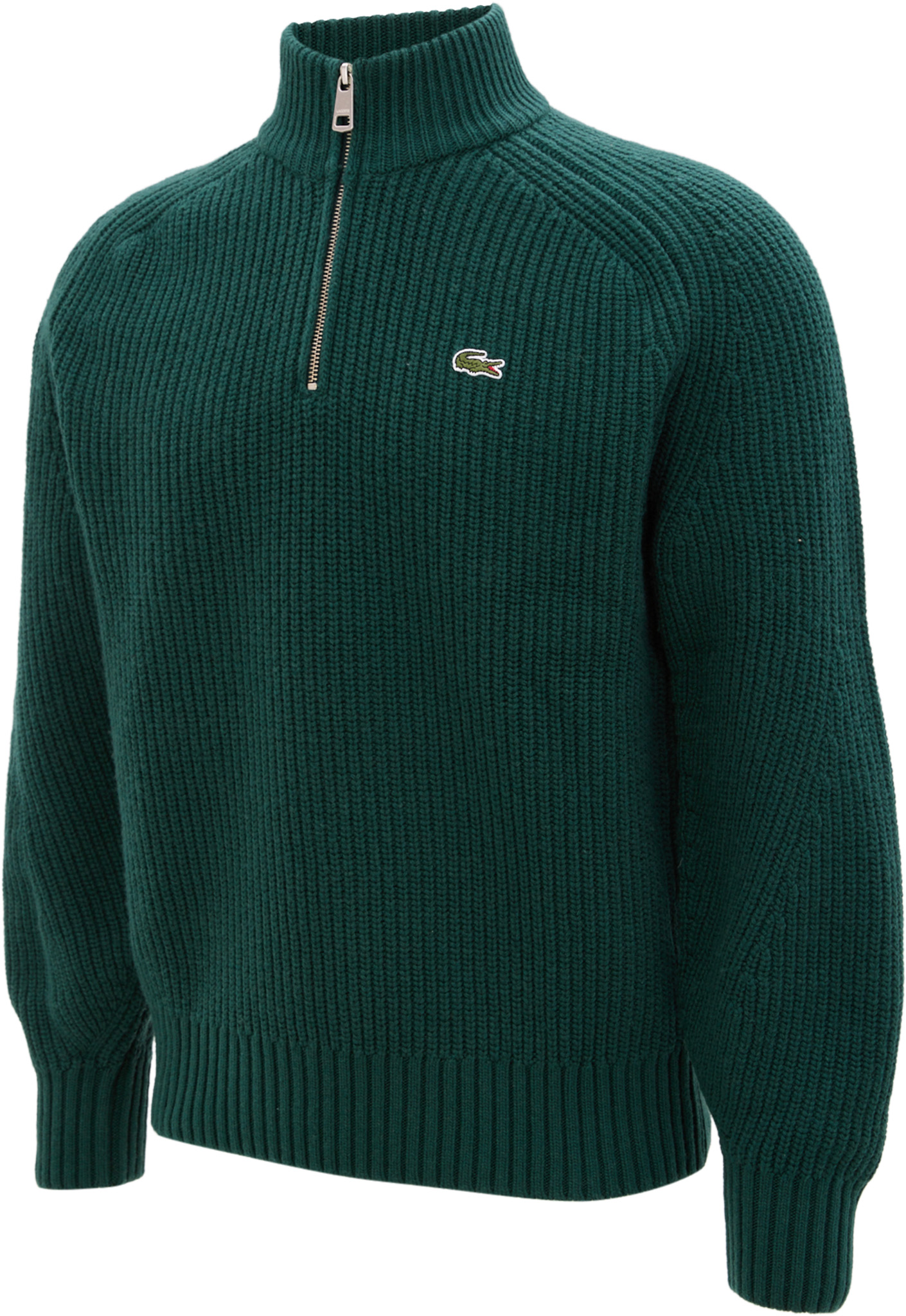 Lacoste Zip-Up High-Neck Wool Sweater - Men's | Altitude Sports