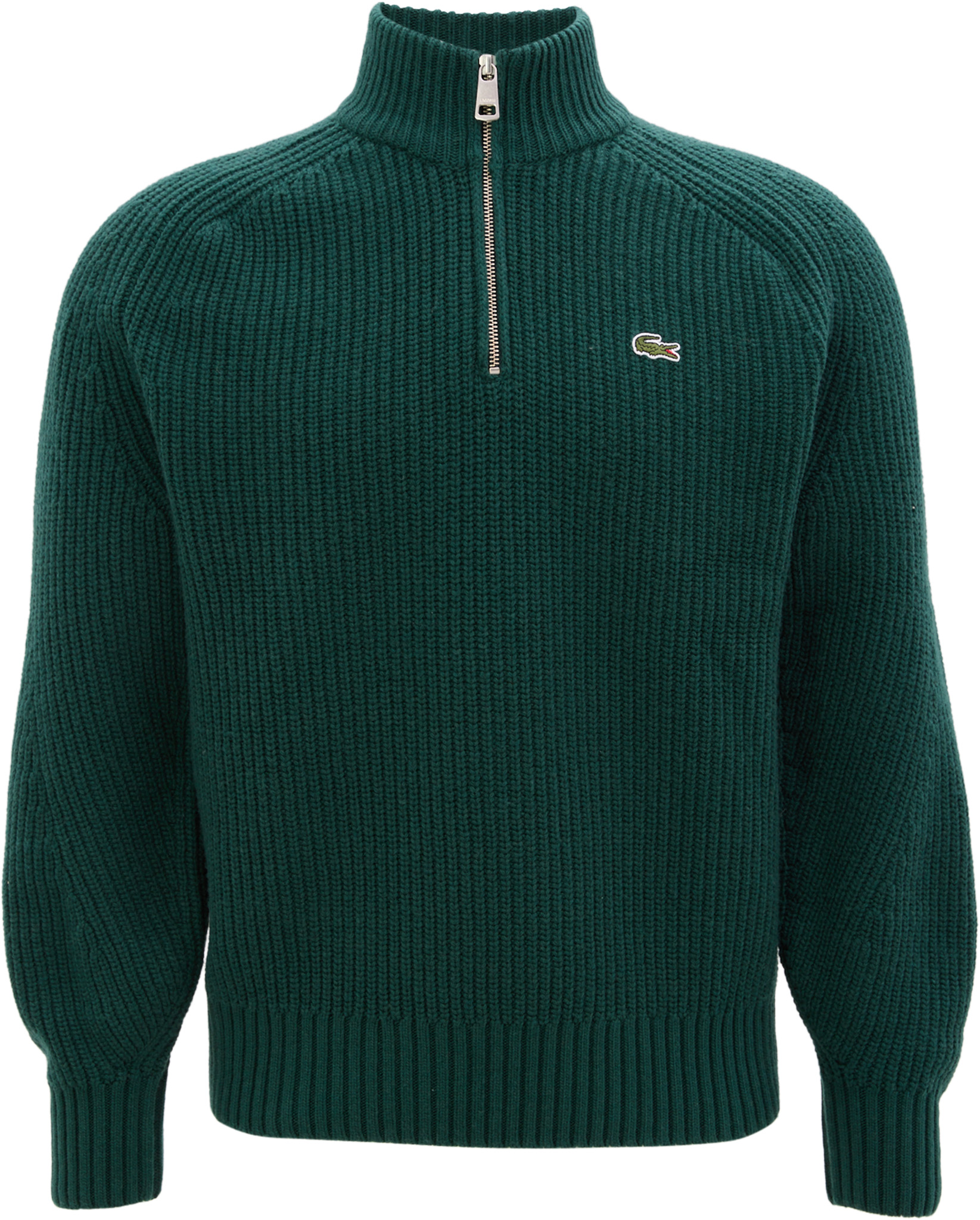 Lacoste Zip-Up High-Neck Wool Sweater - Men's | Altitude Sports