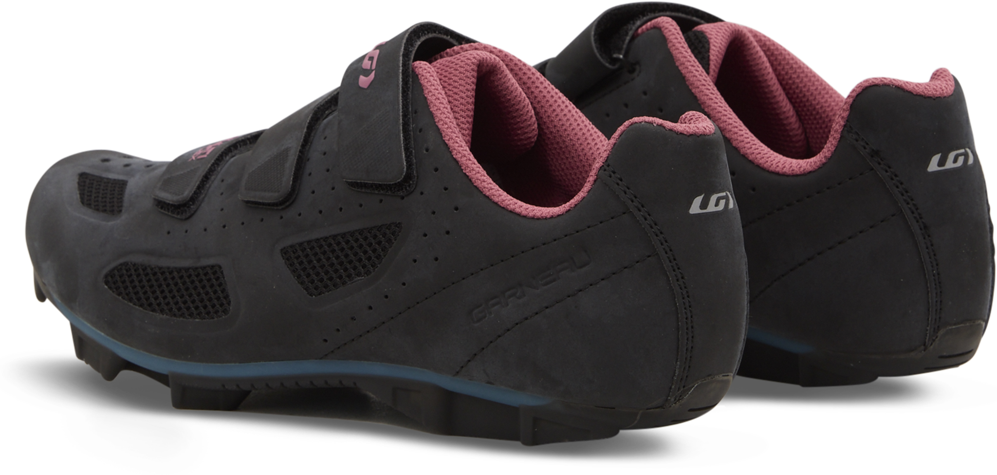 Garneau Multi‎ Air Flex II Cycling Shoes Sz 11.5 EU 46 Black Red Louis Garneau Multi Air Flex II Womens Cycling Shoes Sz 11.5  main image 4
