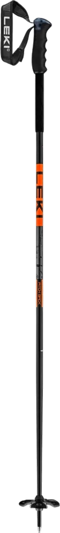 Pitch Back Ski Poles - Black - Neon Orange - 130cm