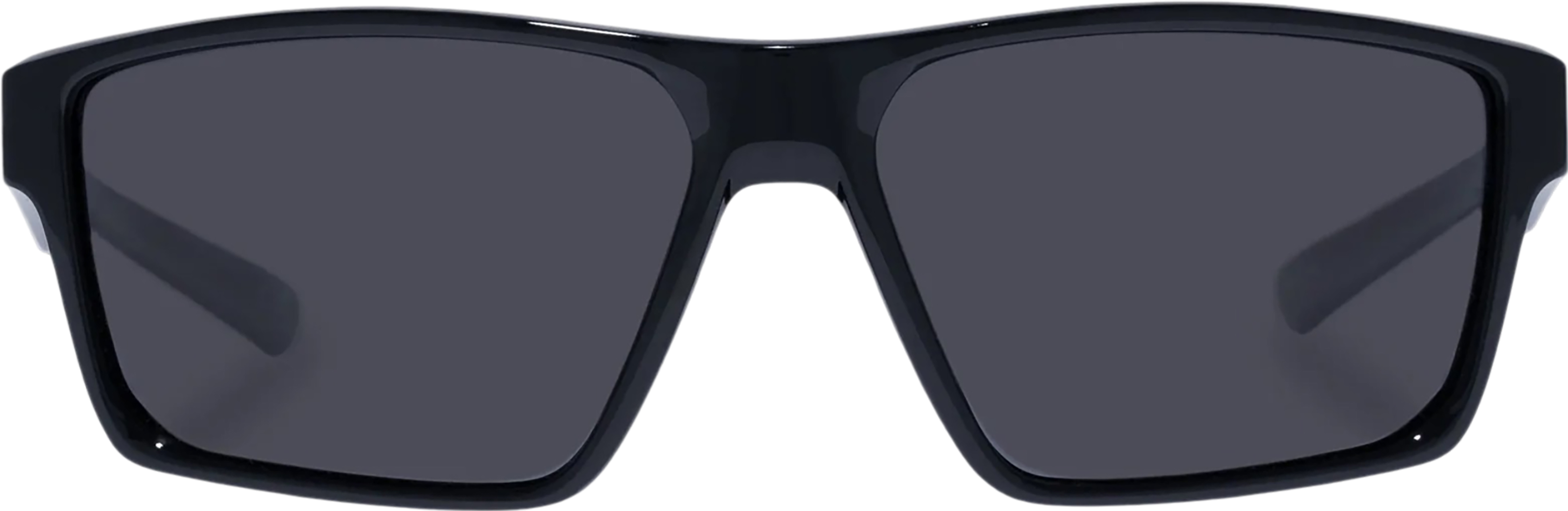 Le Specs Dauntless Polarized Rectangle Sunglasses Contemplation Black Uni-Sex Rectangle Sunglasses | Le Specs main image 4
