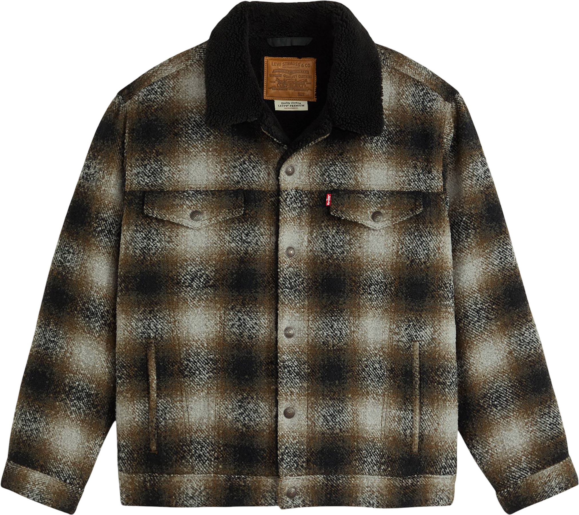 Levi's Relaxed Fit Plaid Trucker Jacket - Men's | Altitude Sports