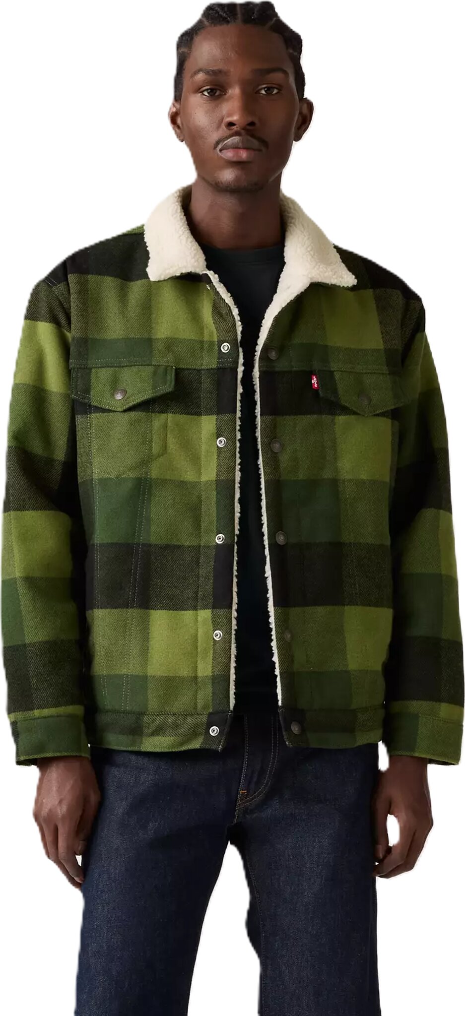 Levi's Relaxed Fit Plaid Trucker Jacket - Men's | Altitude Sports