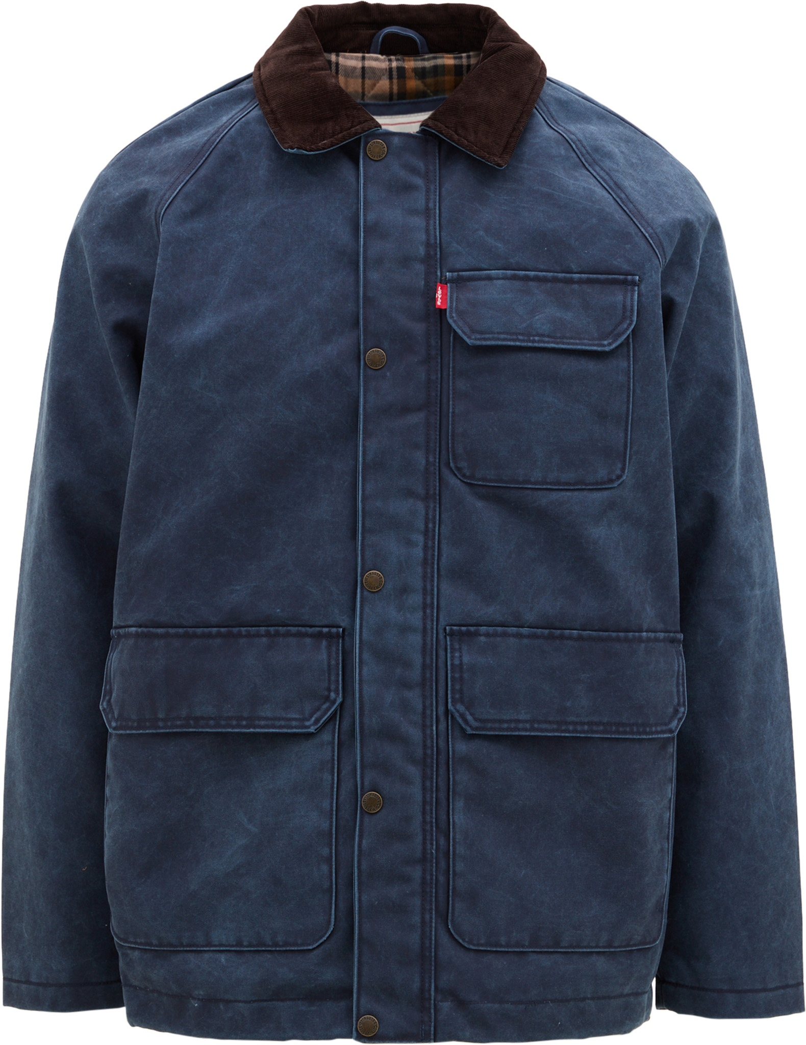 Levi's Pigment Dyed Field Jacket With Plaid Lining - Men's