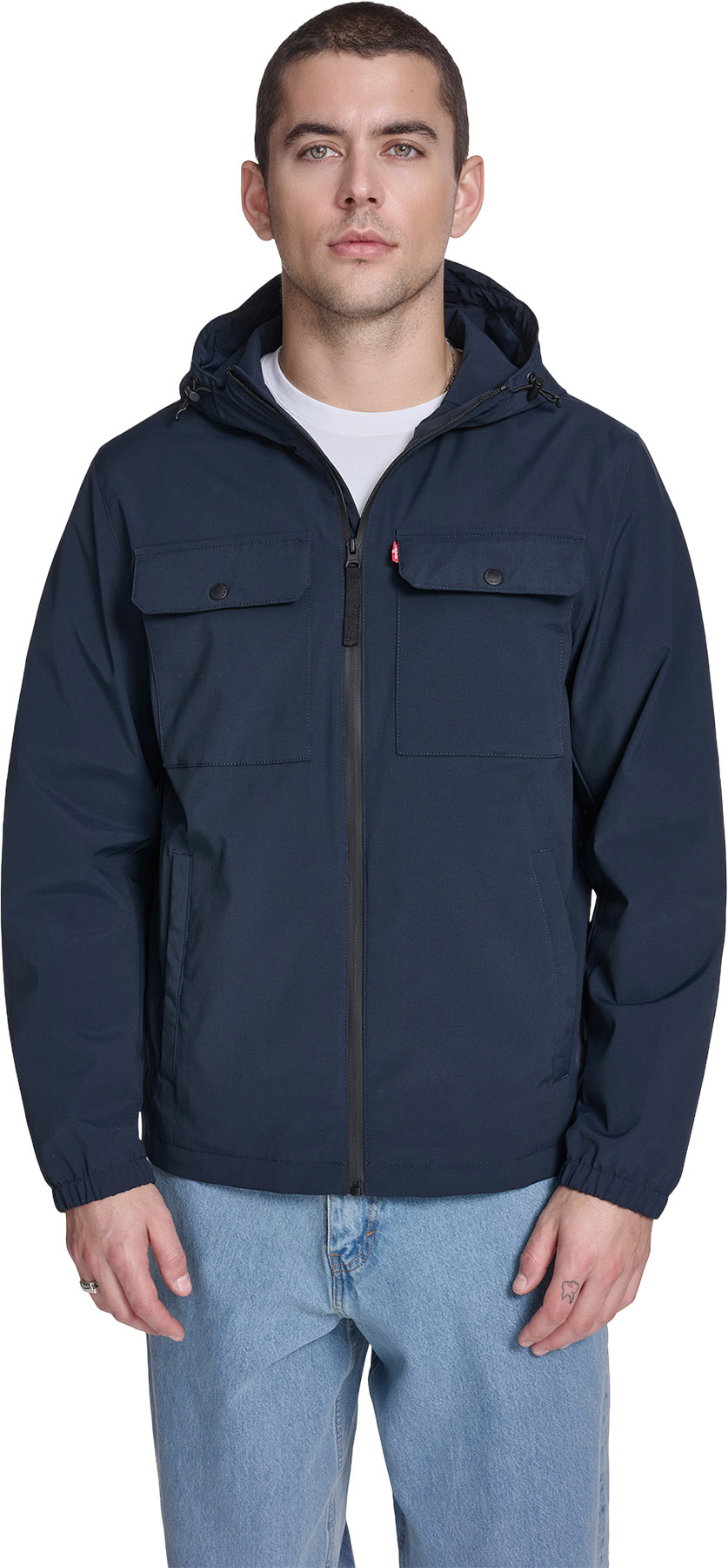 Levi's 2 Chest Pocket Rain Hooded Jacket - Men's | Altitude Sports