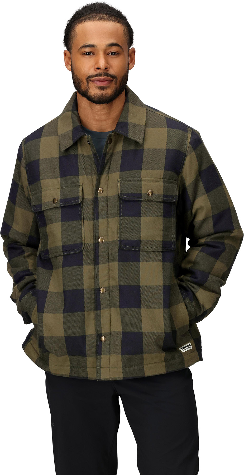 Marmot Ridgefield Heavyweight Sherpa-Lined Flannel Shirt Jacket