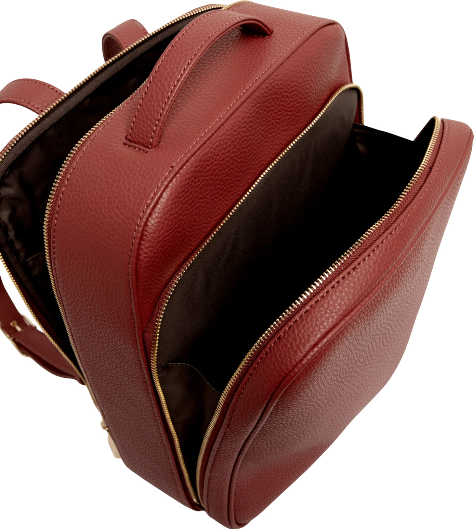 MATT & NAT NAVA Vegan Backpack Deep Red Passion Purity laptop women\'s day pack NAVA Vegan Backpack - Purity | Matt & Nat Canada main image 3