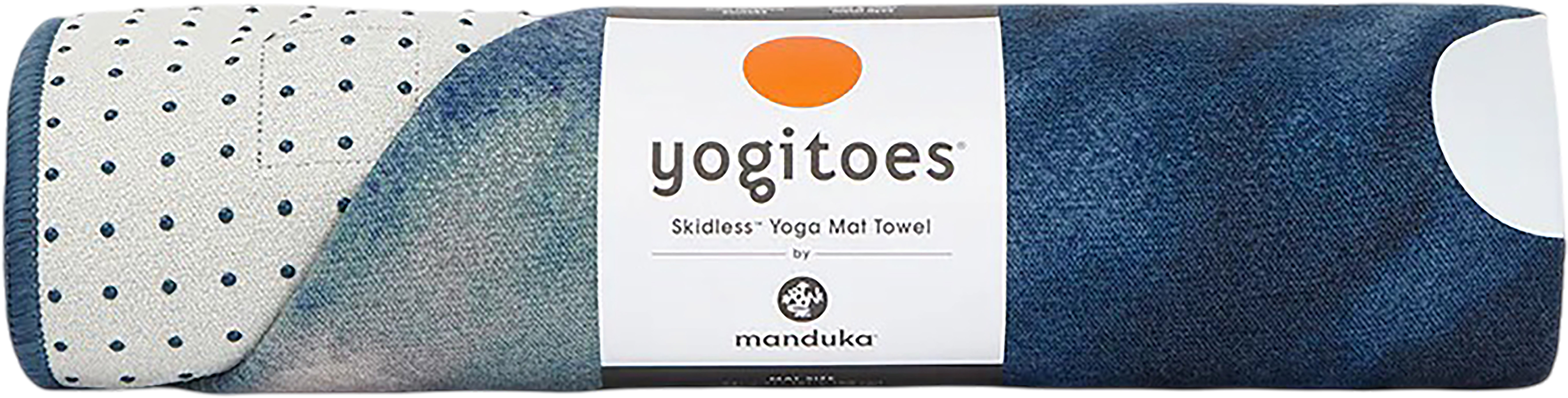 Manduka Yogitoes Lange yogamathanddoek - antislip microvezel sportschoolhanddoek voor hot yoga, pilates, training, verkoeling en zweet, 200 cm