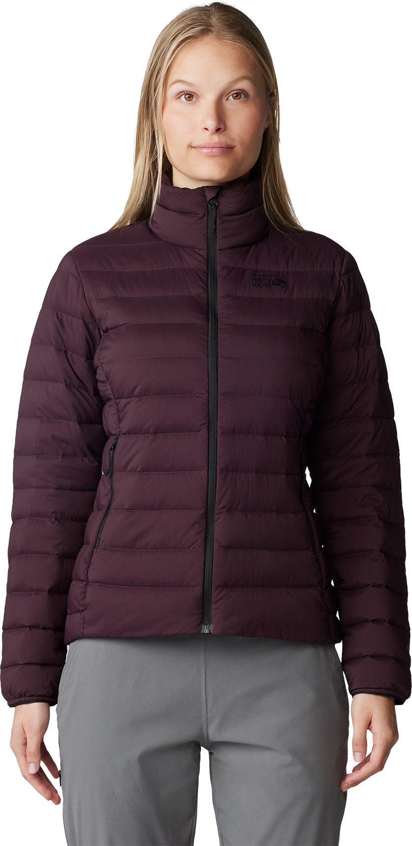 Manteau - Mountain Hardwear - Deloro Down Full Zip Hoody - Imperméable - Respirant - Vinson Bleu Vinson Blue - Sport