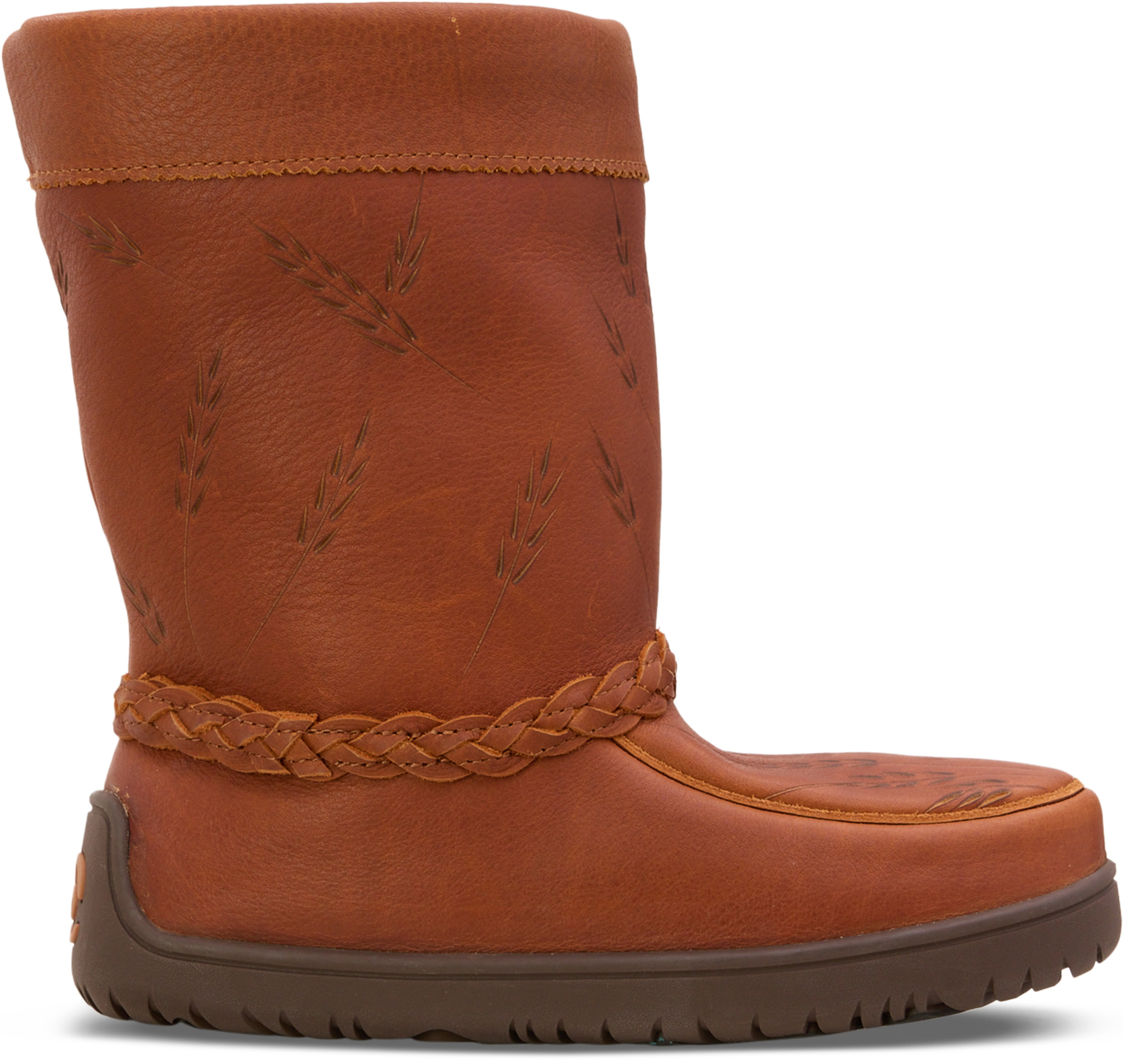 Manitobah Mukluks Tamarack Waterproof Boots Men\'s 10 Orange Suede Leather Winter Manitobah Boots Mens 13 Winter Mukluks‎ Tan Black Orange  main image 3