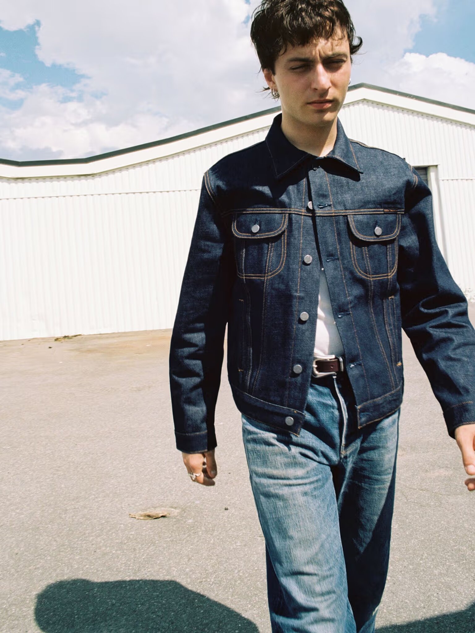 ジャケット・アウター nudie jeans coating S denim jacket Italy Nudie Jeans Danny Ace Selvage Denim Jacket - Men's | Altitude Sports