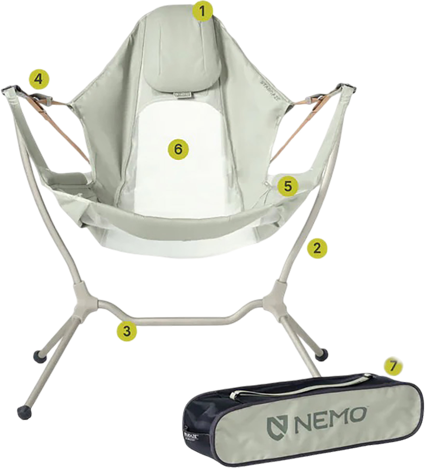 NEMO Equipment Stargaze Reclining Camp Chair | Altitude Sports