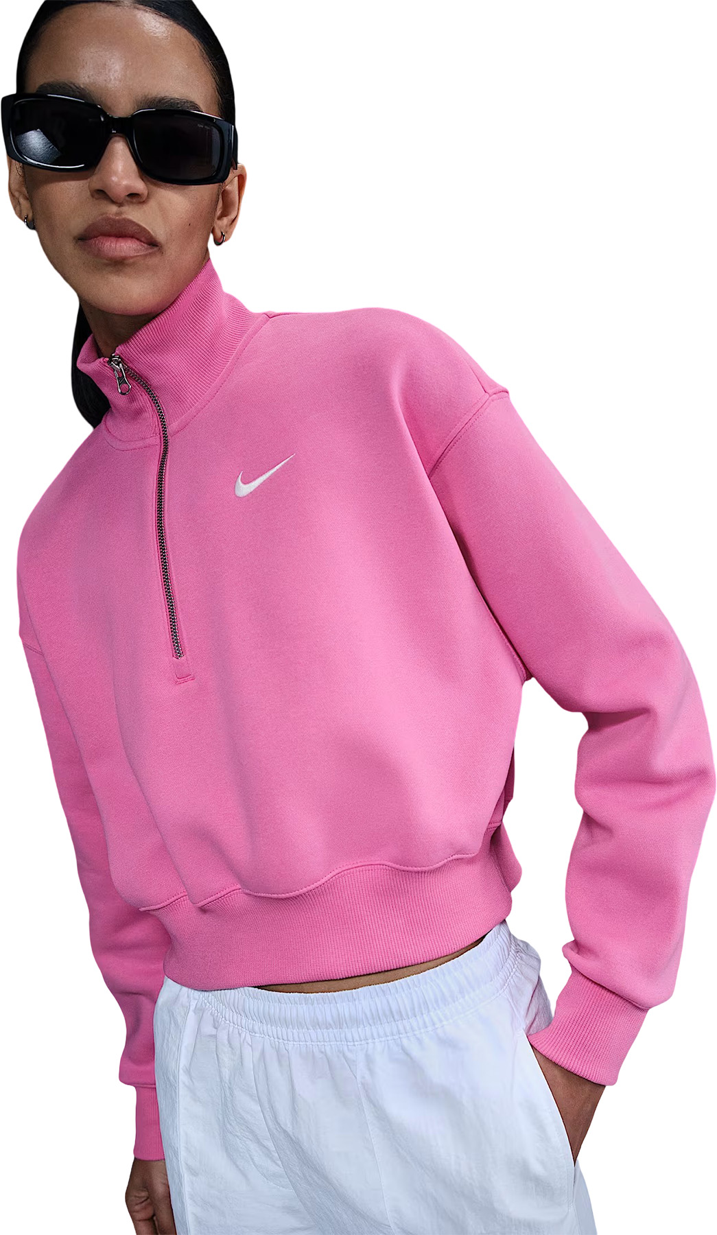 Nike Sportswear Phoenix Fleece 1/4-Zip Cropped Sweatshirt