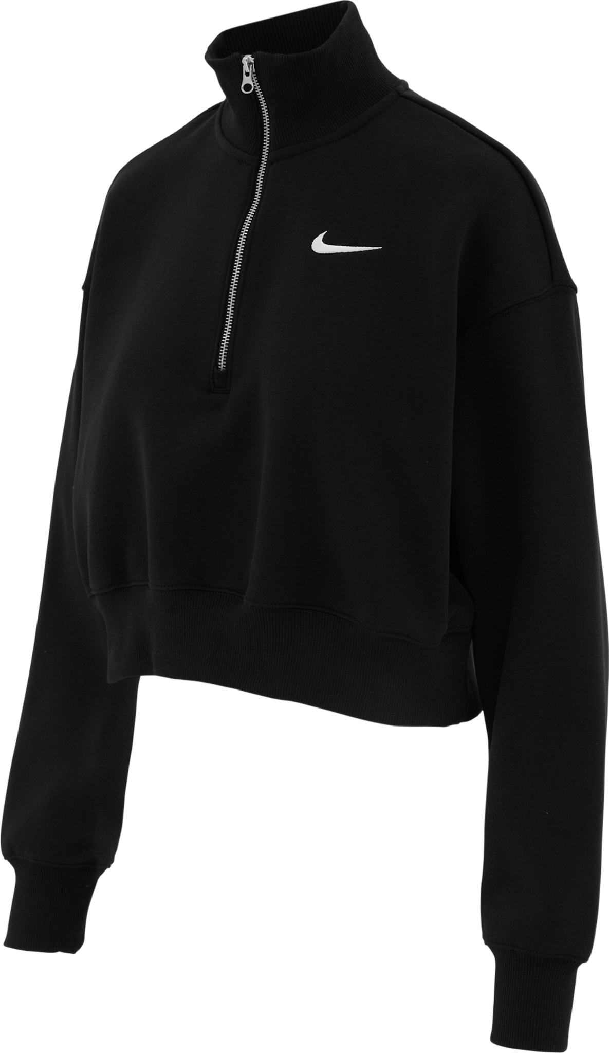 women's nike sportswear swoosh fleece crop sweatshirt
