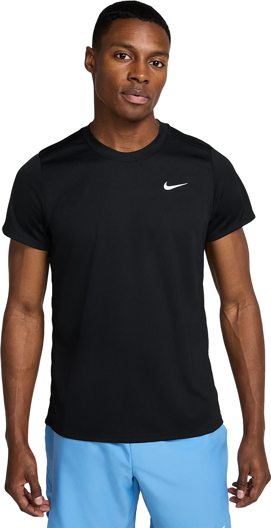nike court dry color block top