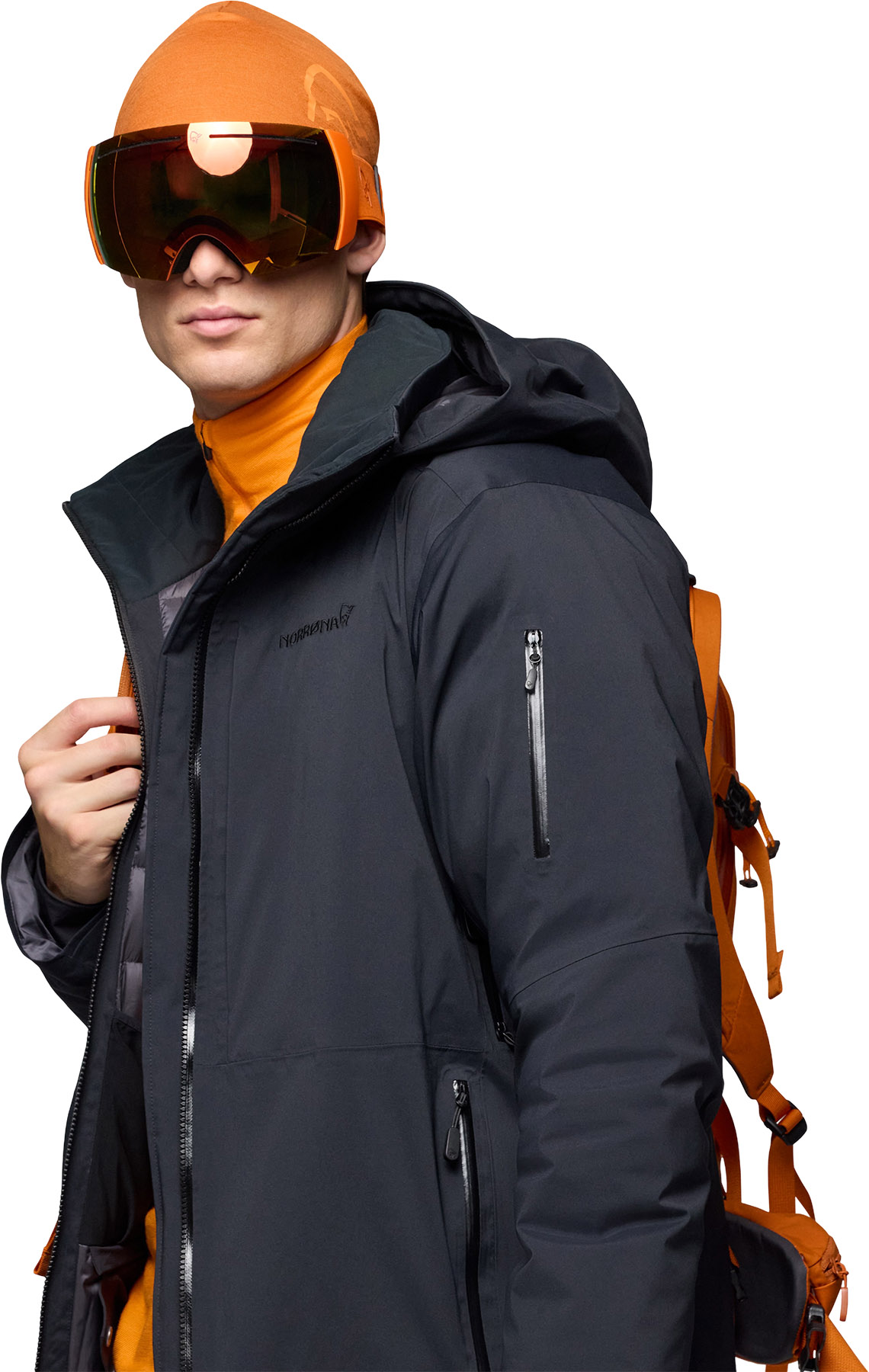 新品未使用 Norrona Lofoten GORE-TEX JKT BLK M nor-1046-25__detail-caviar-