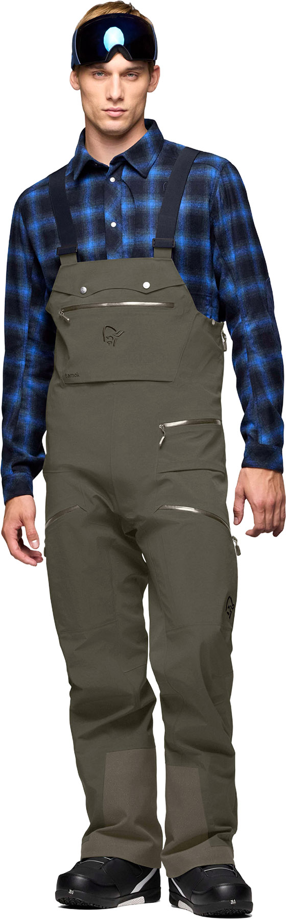 Norrøna Tamok Gore-Tex Performance Shell Bib - Men's | The Last Hunt
