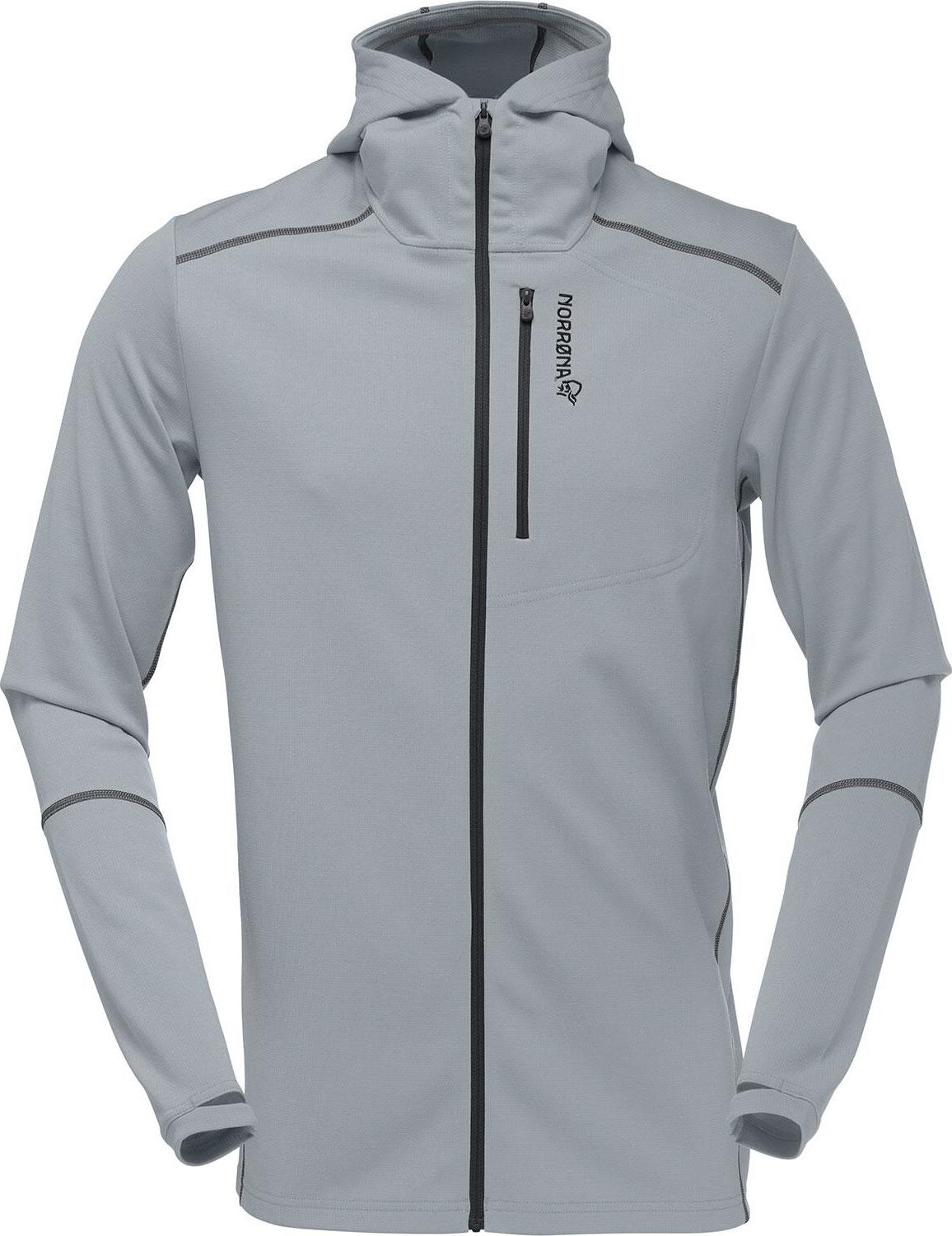 Norrøna Trollveggen Warm-Wool1 Zip Hoodie - Men's | Altitude Sports