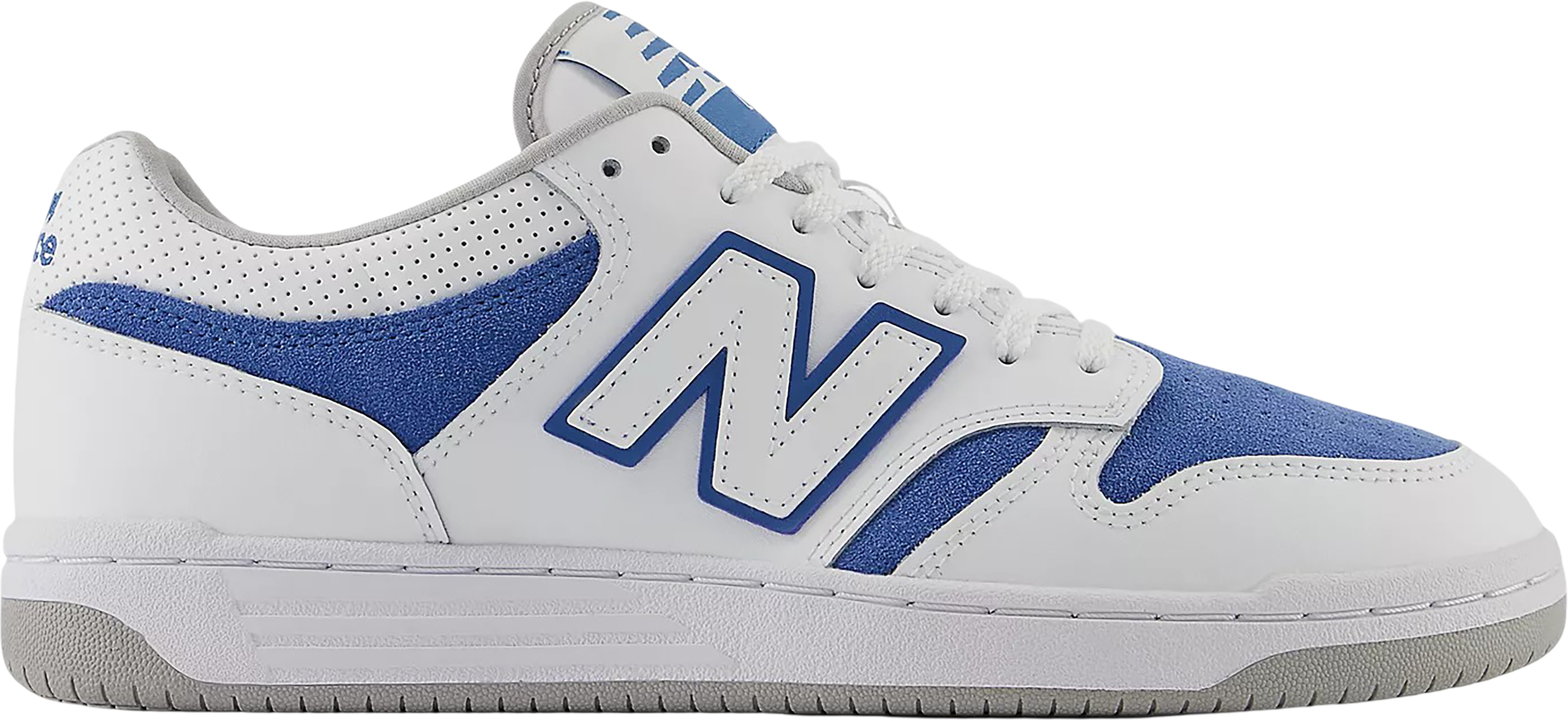 New Balance 480 Shoes Men\'s 11.5 White/Blue  NWB New Balance BB 480 Low NB Blue White Men Unisex Casual Shoes  main image 4