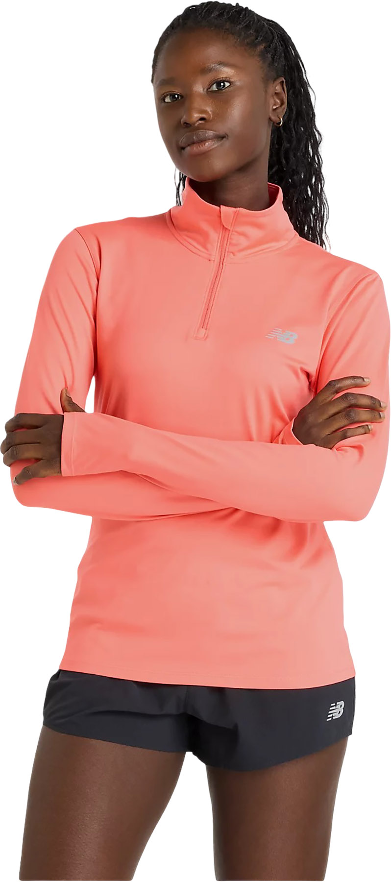 New Balance Sport Essentials Space Dye 1/4 Zip Pullover - Women's