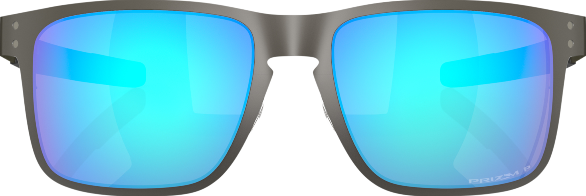 Oakley Holbrook Metal Sunglasses - Matte Gunmetal - Prizm Sapphire