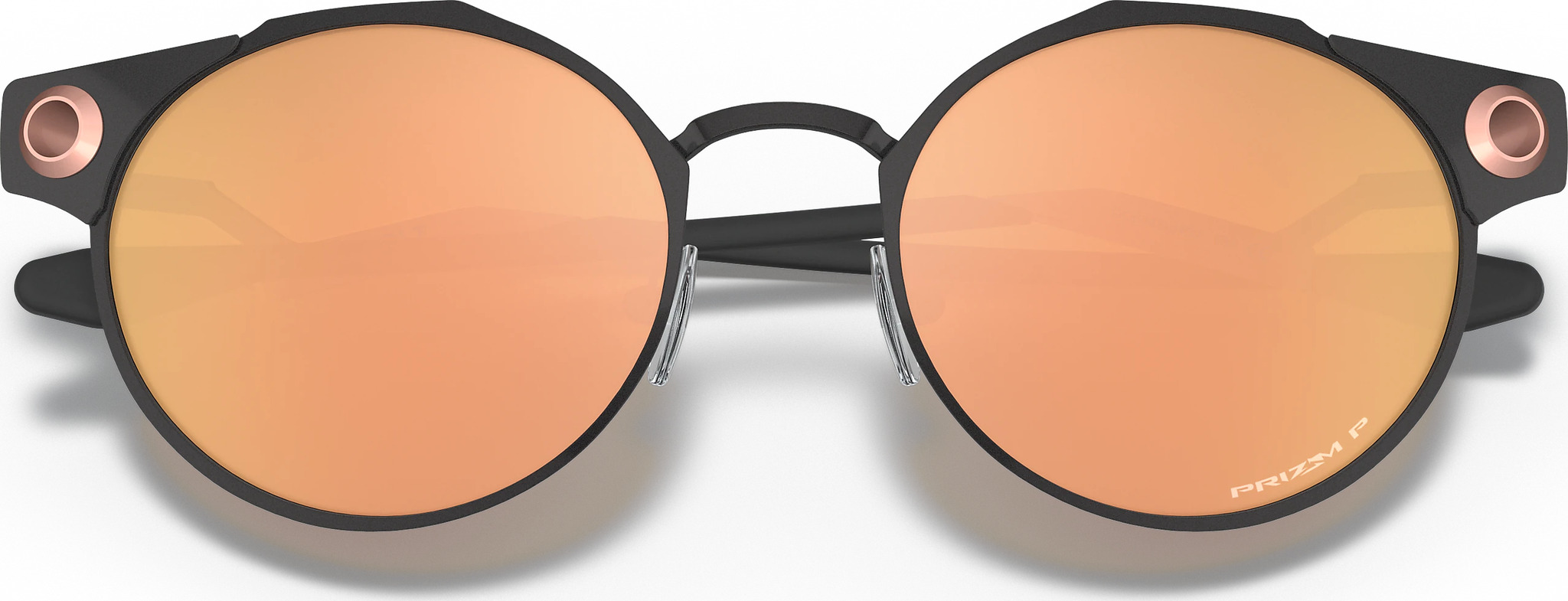 Oakley Deadbolt Sunglasses - Satin Black - Prizm Rose Gold Iridium