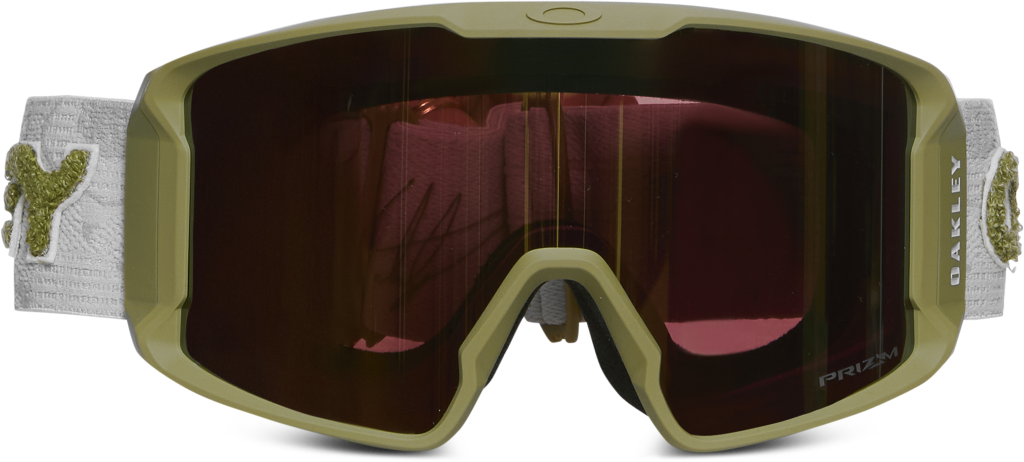 OAKLEY LINE MINER Ｌ　KAZU PRIZM SAGE GOLD Oakley Line Miner L Snow Goggles - Kazu With Prizm Sage Gold Lens