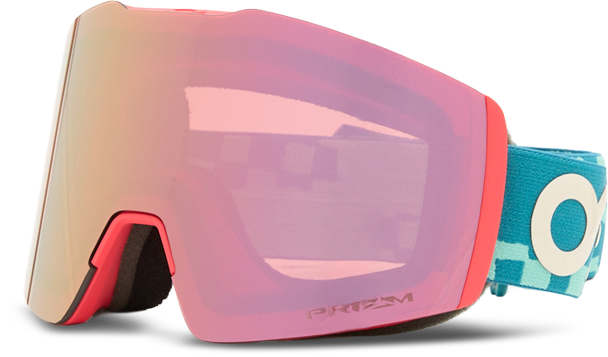 Oakley Fall Line M Goggles - Pacific Chex - Prizm Rose Gold