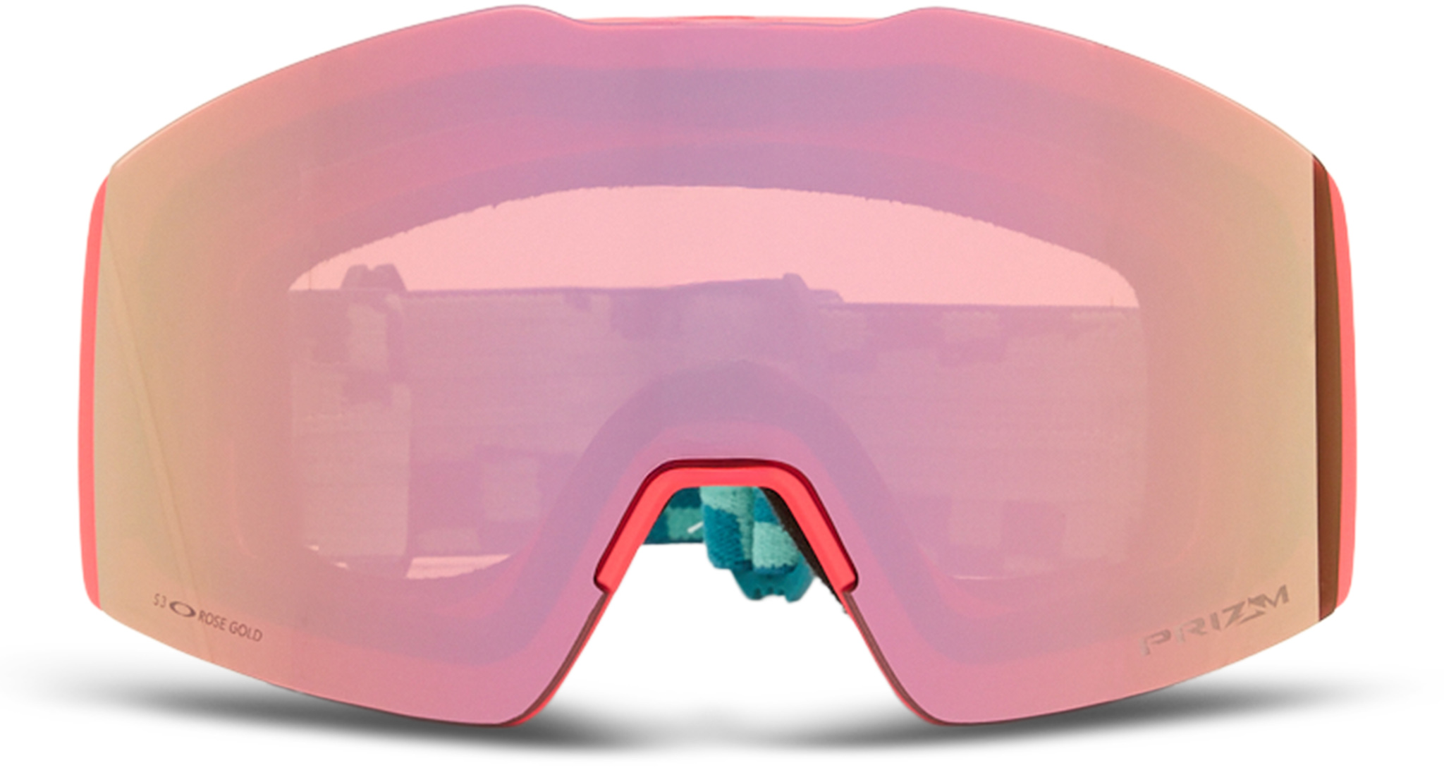 Oakley Fall Line M Goggles - Pacific Chex - Prizm Rose Gold