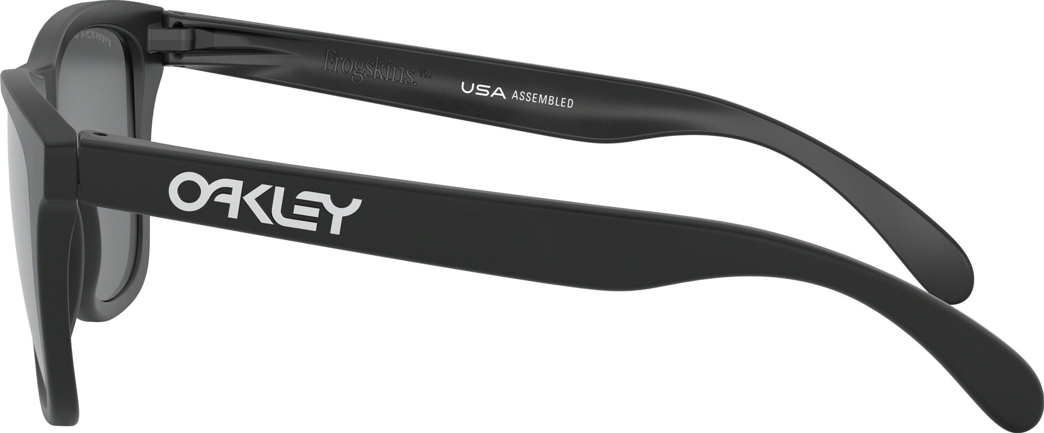 Oakley Frogskins Sunglasses - Matte Black - Prizm Black Polarized
