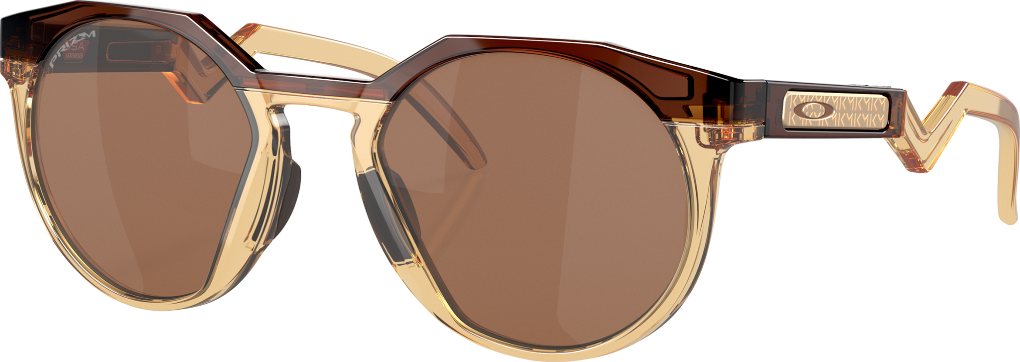 Oakley HSTN Kylian Mbappe Sunglasses - Dark Amber - Prizm Tungsten