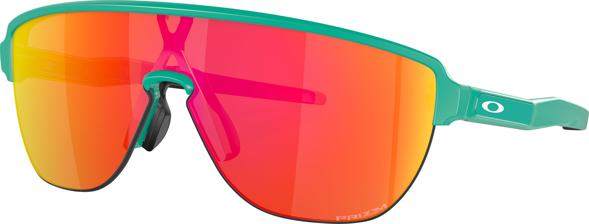 Oakley Corridor Sunglasses - Matte Celeste - Prizm Ruby Lens