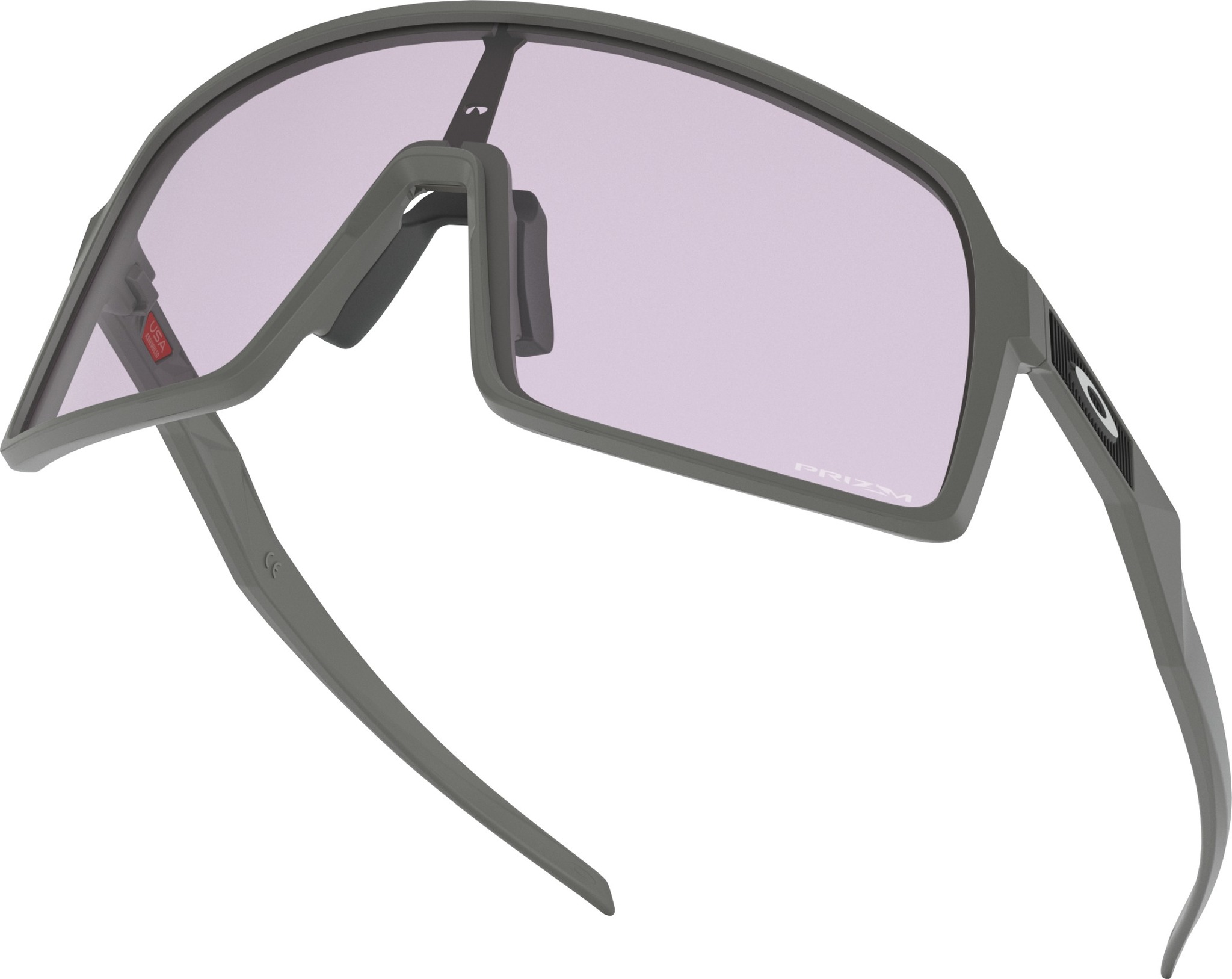 Oakley Sutro Sunglasses - Matte Dark Grey - Prizm Low Light Lens