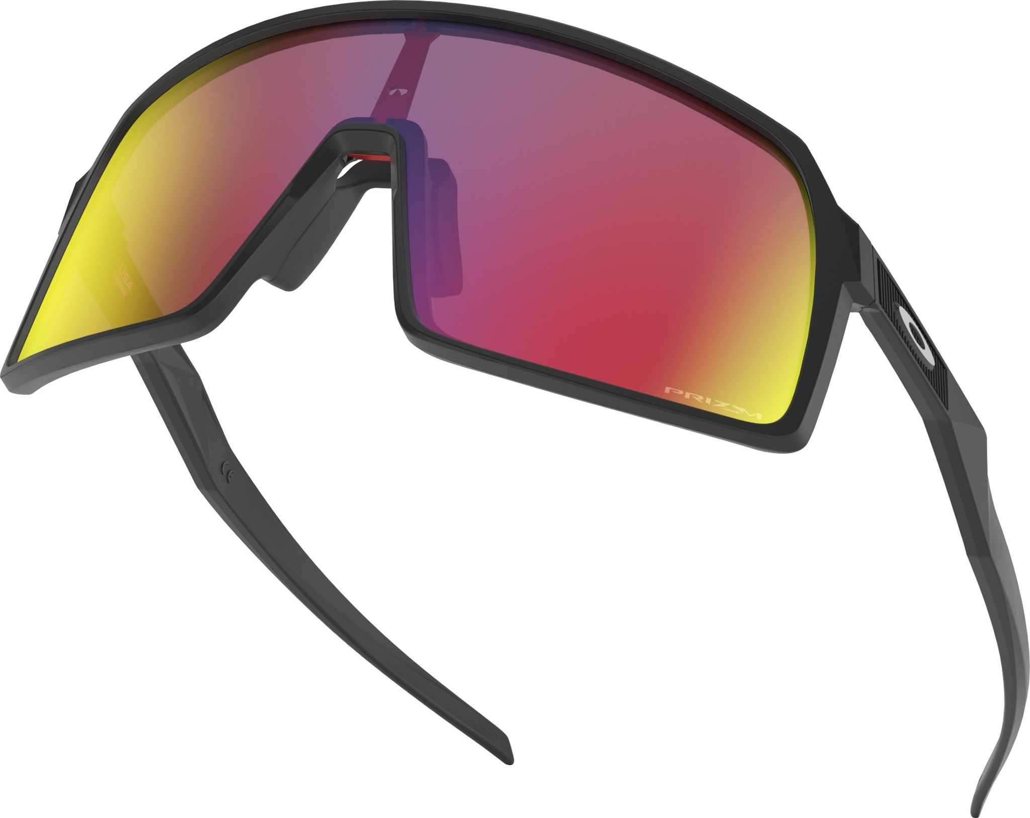 OAKLEY オークリー SUTRO (A) M.BLK Prizm Road Oakley Sutro Sunglasses - Matte Black - Prizm Road Lens - Men's