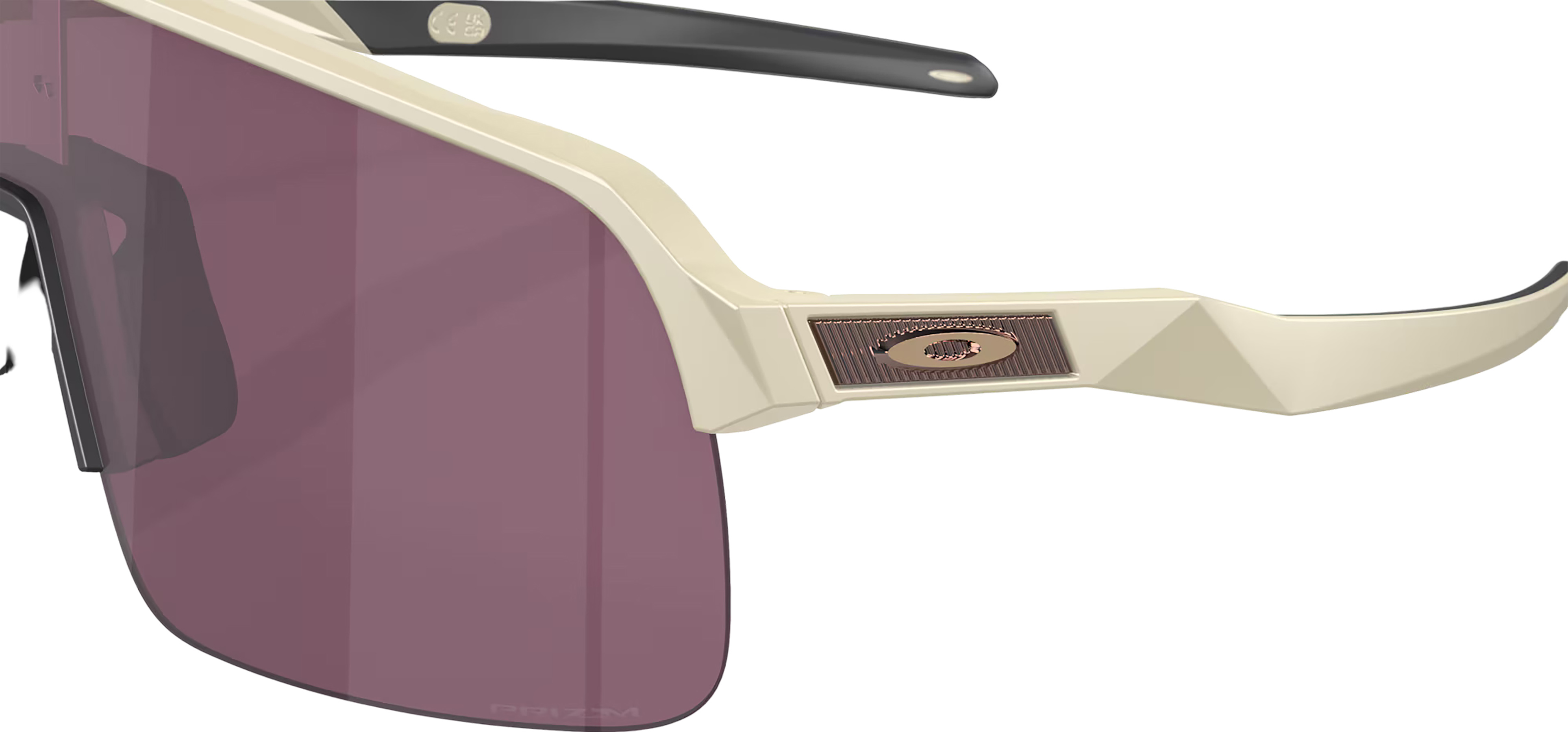 Oakley Sutro Lite Sunglasses - Matte Sand - Prizm Road Black Lens