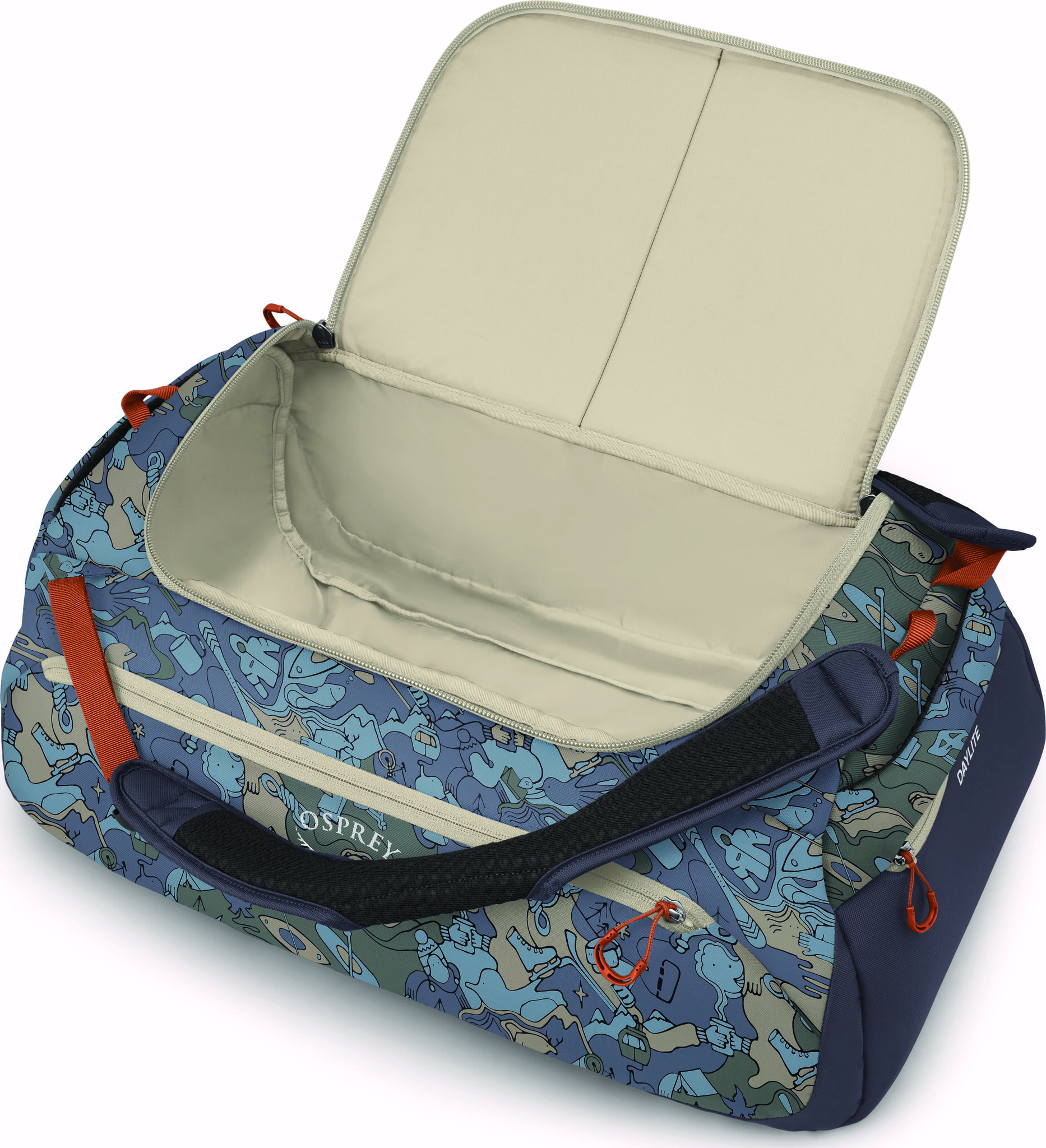 osprey daylite - enjoy outside print Osprey Daylite Duffel Bag 60L