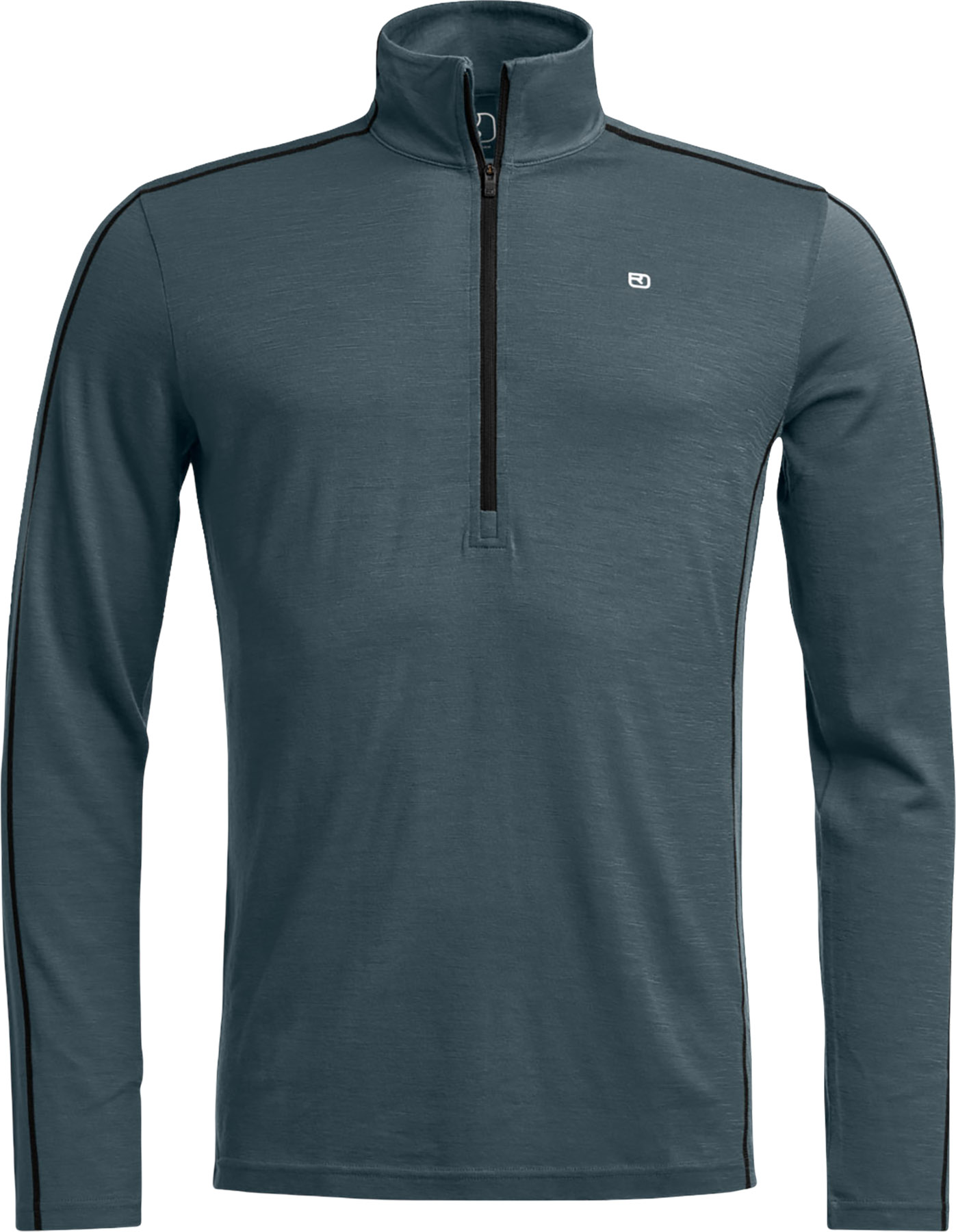 Ortovox 185 Rock'N'Wool Zip Neck Base Layer Top - Men's | Altitude
