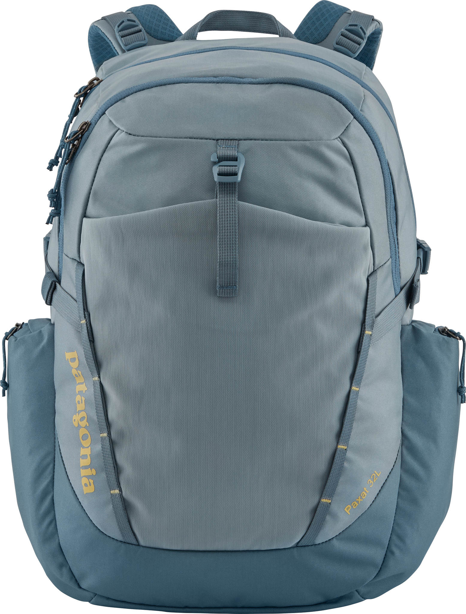 grey patagonia paxat backpack Black Hole Micro MLC | Carry-On Travel zippered front stash pocket for organizing essentials Paxat Pack 32L – Patagonia