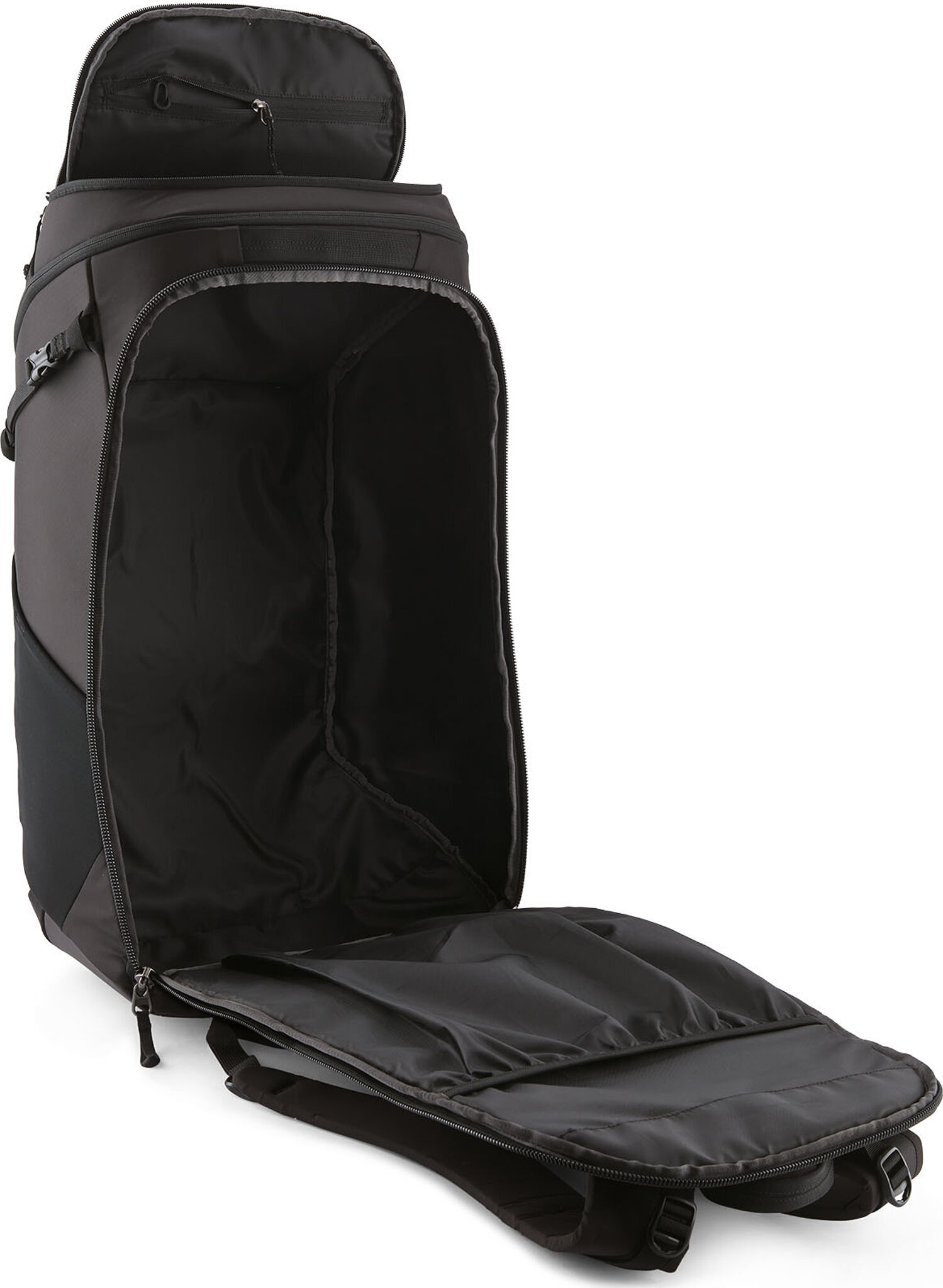 patagonia crag daddy 45 backpack and the zip running all the way along the back gives you immediate access to everything you have packed Cragsmith Pack 45L - Men's