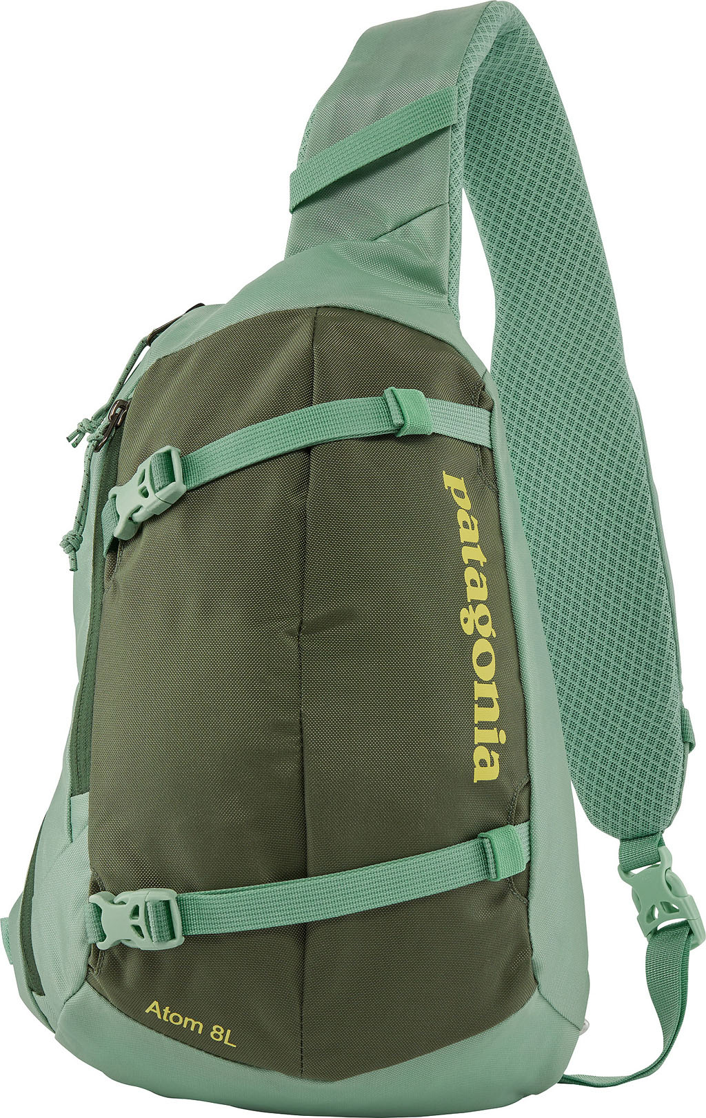 patagonia sling bag hemlock green Atom 8L The take Patagonia Stealth Hip Pack