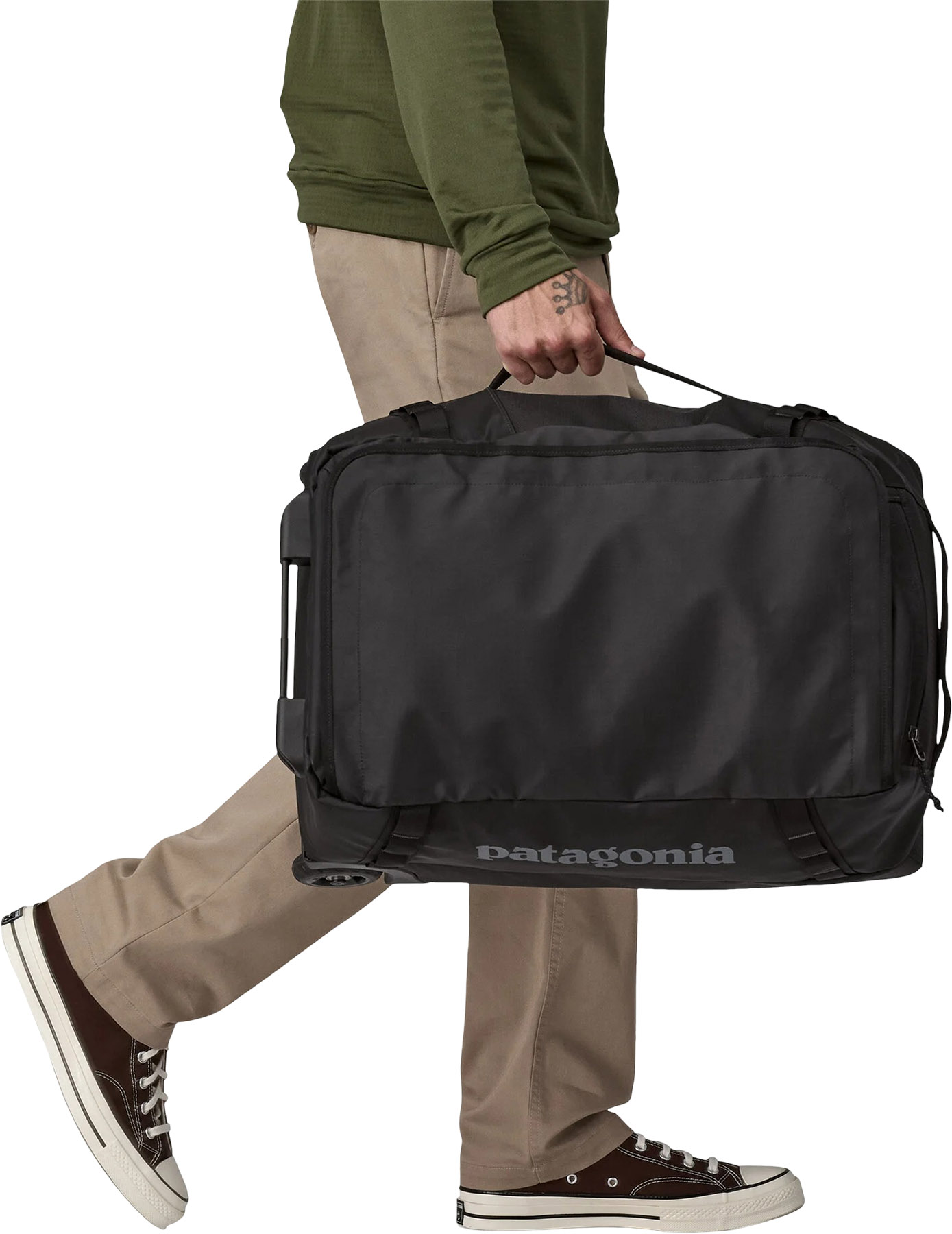Patagonia Black Hole Matte Wheeled Duffel Bag 40L | Altitude Sports