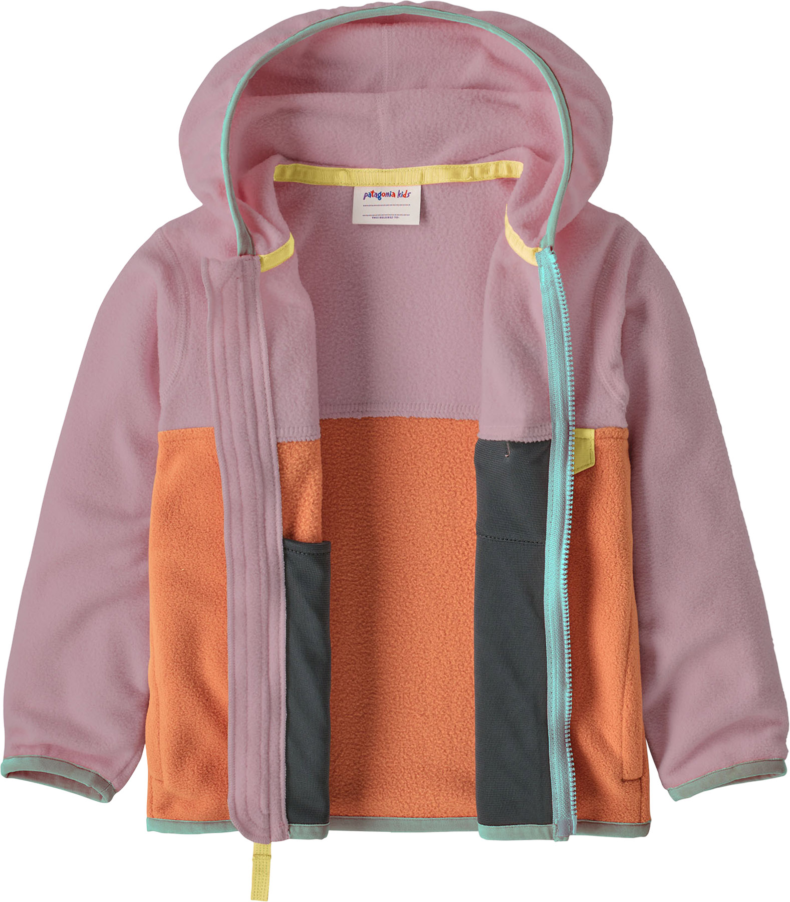 Patagonia Micro D Snap-T Hooded Full Zip Fleece Sweatshirt - Baby