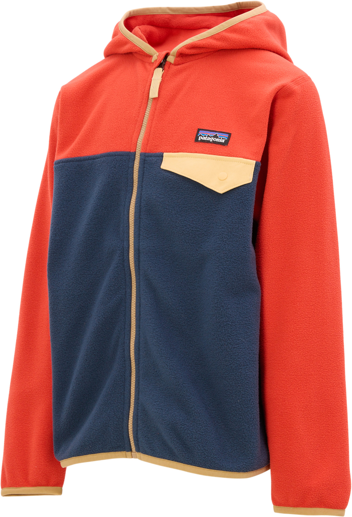 Patagonia Micro D Snap-T Hooded Full Zip Fleece Sweatshirt - Kid's