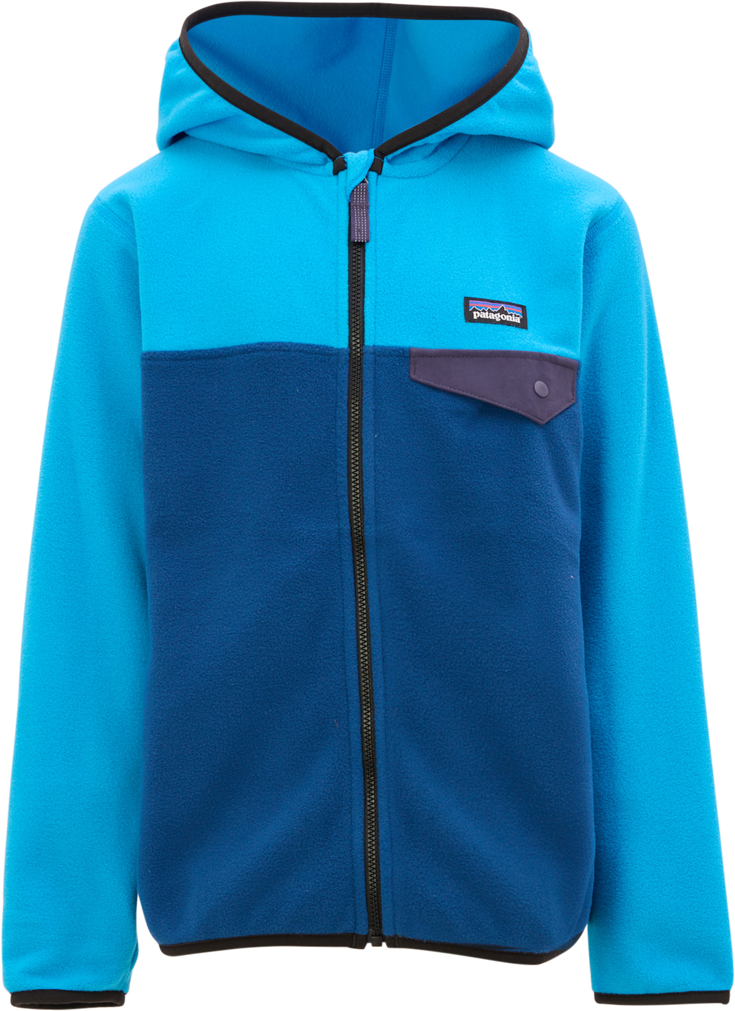 Patagonia Micro D Snap-T Hooded Full Zip Fleece Sweatshirt - Kid's