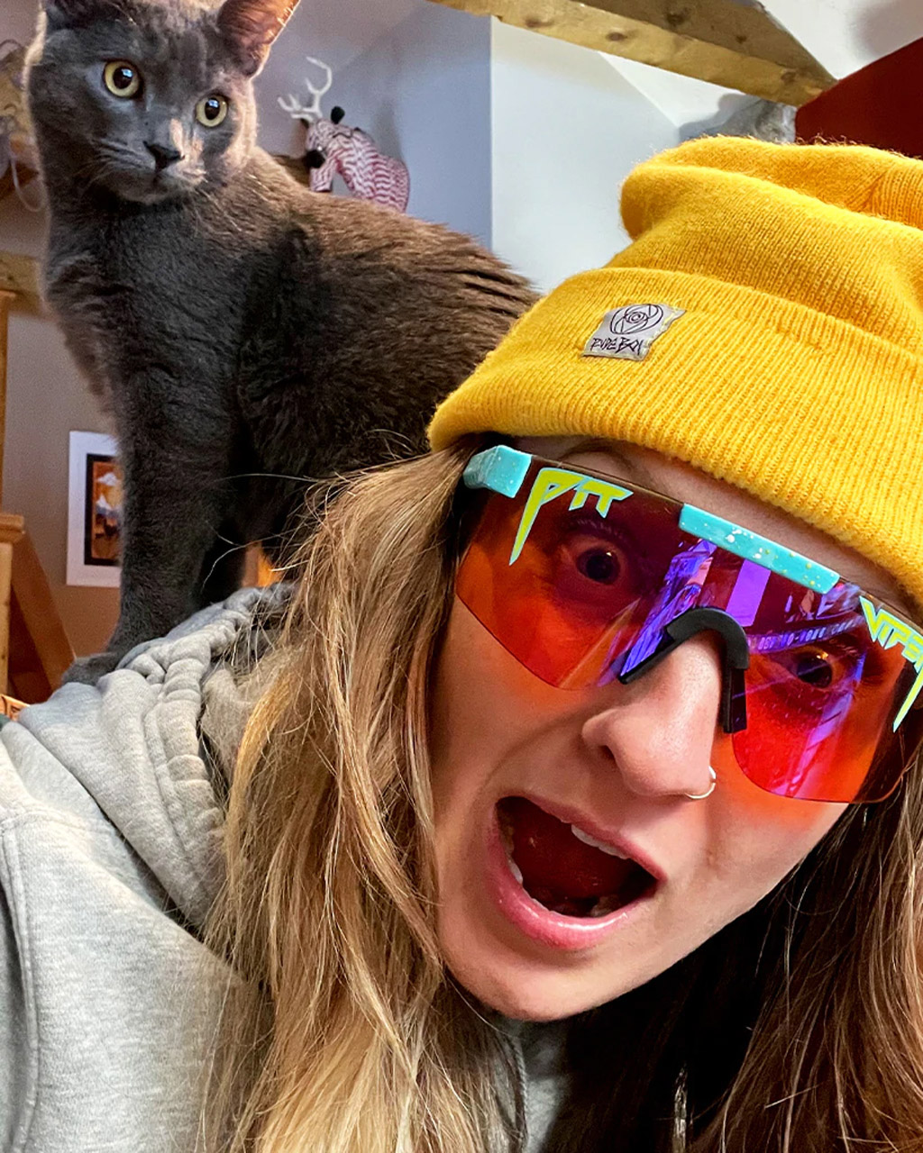 Pit Viper The Motorboat Sunset Sunglasses | Altitude Sports display picture 1