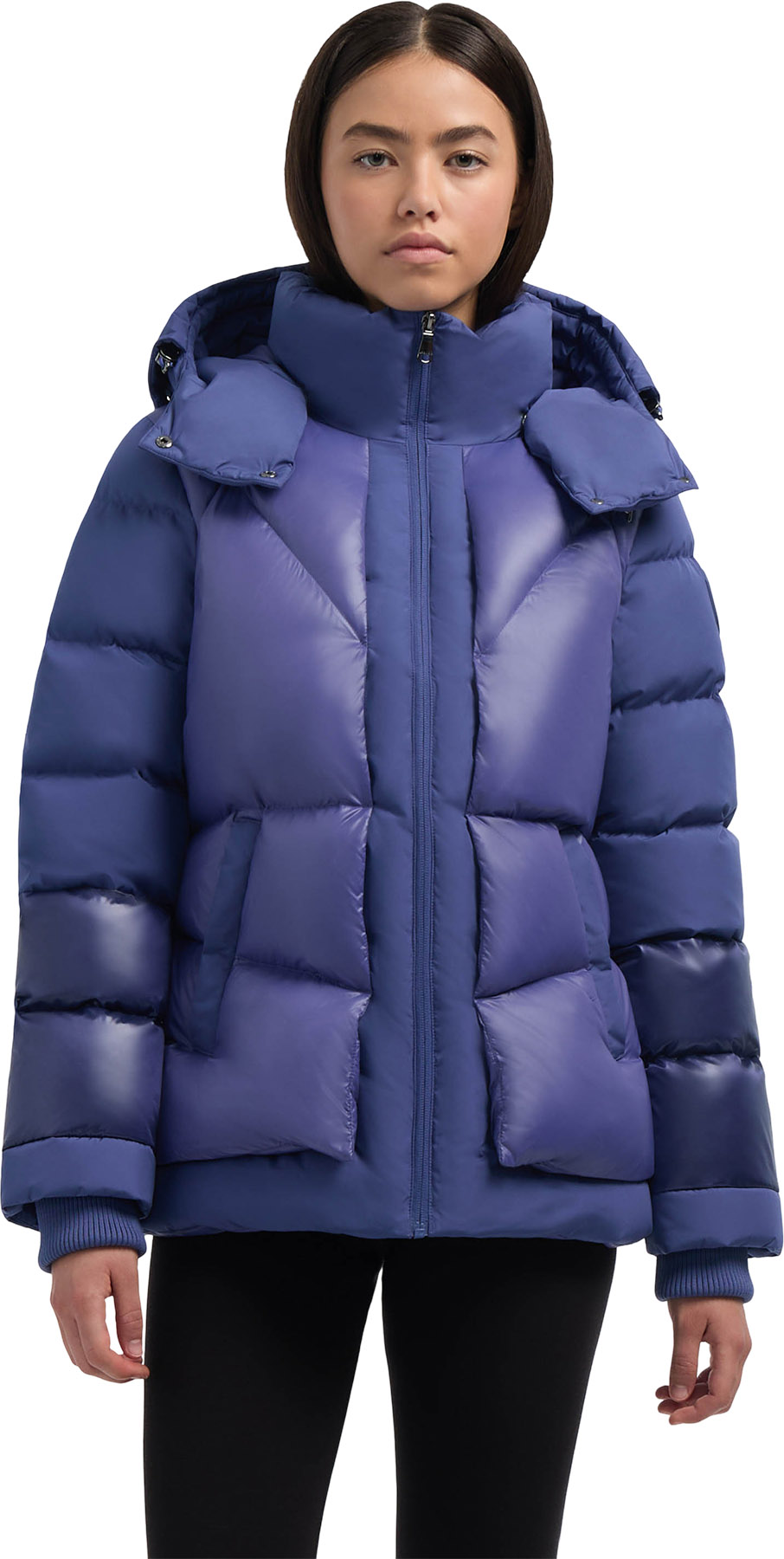 Pajar Vega Mixed Media Puffer Jacket with Removable Hood - Women's